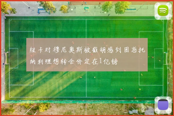 纽卡对穆尼奥斯被截胡感到困惑托纳利理想转会价定在1亿镑